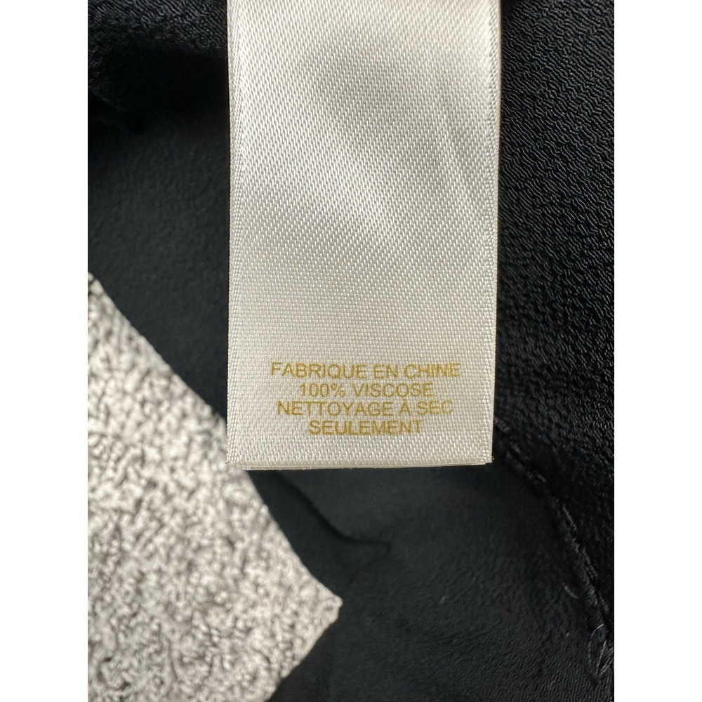 Kate Spade Womens Dress Size 2 Black Bow Waist V Neck Cocktail Career Old Money - Picture 6 of 12
